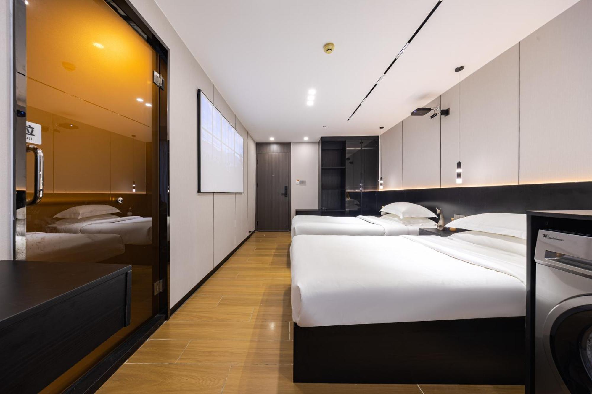 Yu Manju High-Floor Huge-Screen Audiovisual Hotel-Guangzhou Tower Zhujiang New Town Sports West Road Branch Экстерьер фото