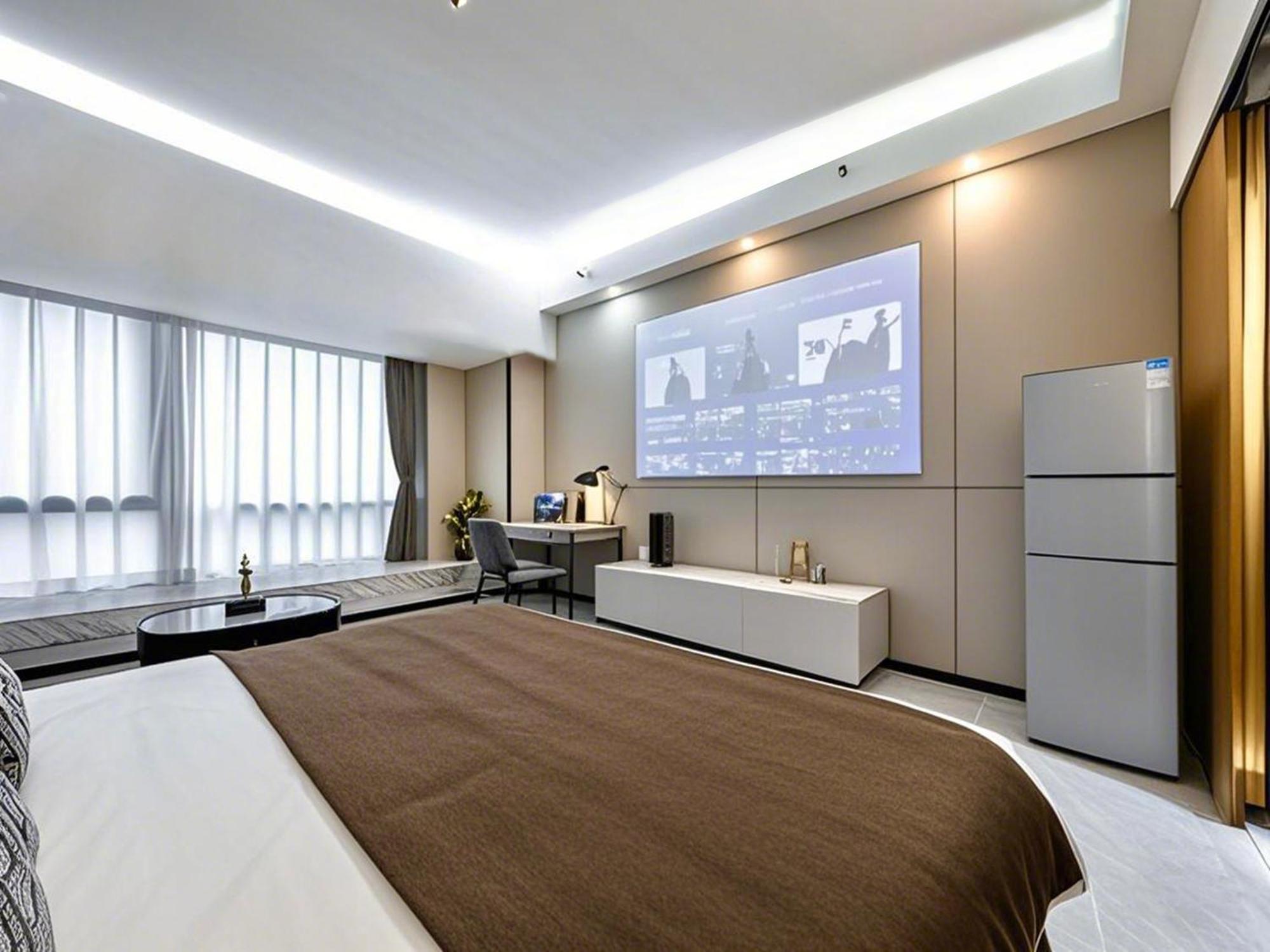 Yu Manju High-Floor Huge-Screen Audiovisual Hotel-Guangzhou Tower Zhujiang New Town Sports West Road Branch Экстерьер фото