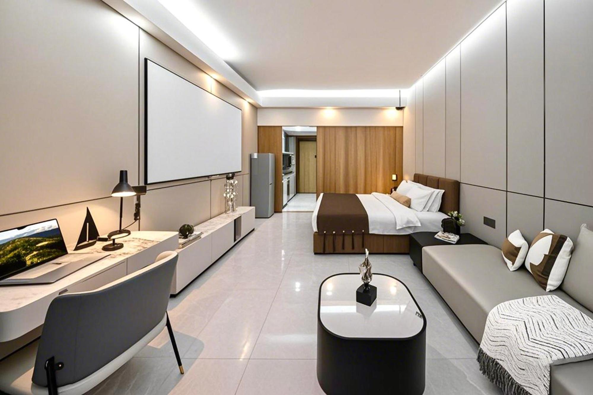 Yu Manju High-Floor Huge-Screen Audiovisual Hotel-Guangzhou Tower Zhujiang New Town Sports West Road Branch Экстерьер фото