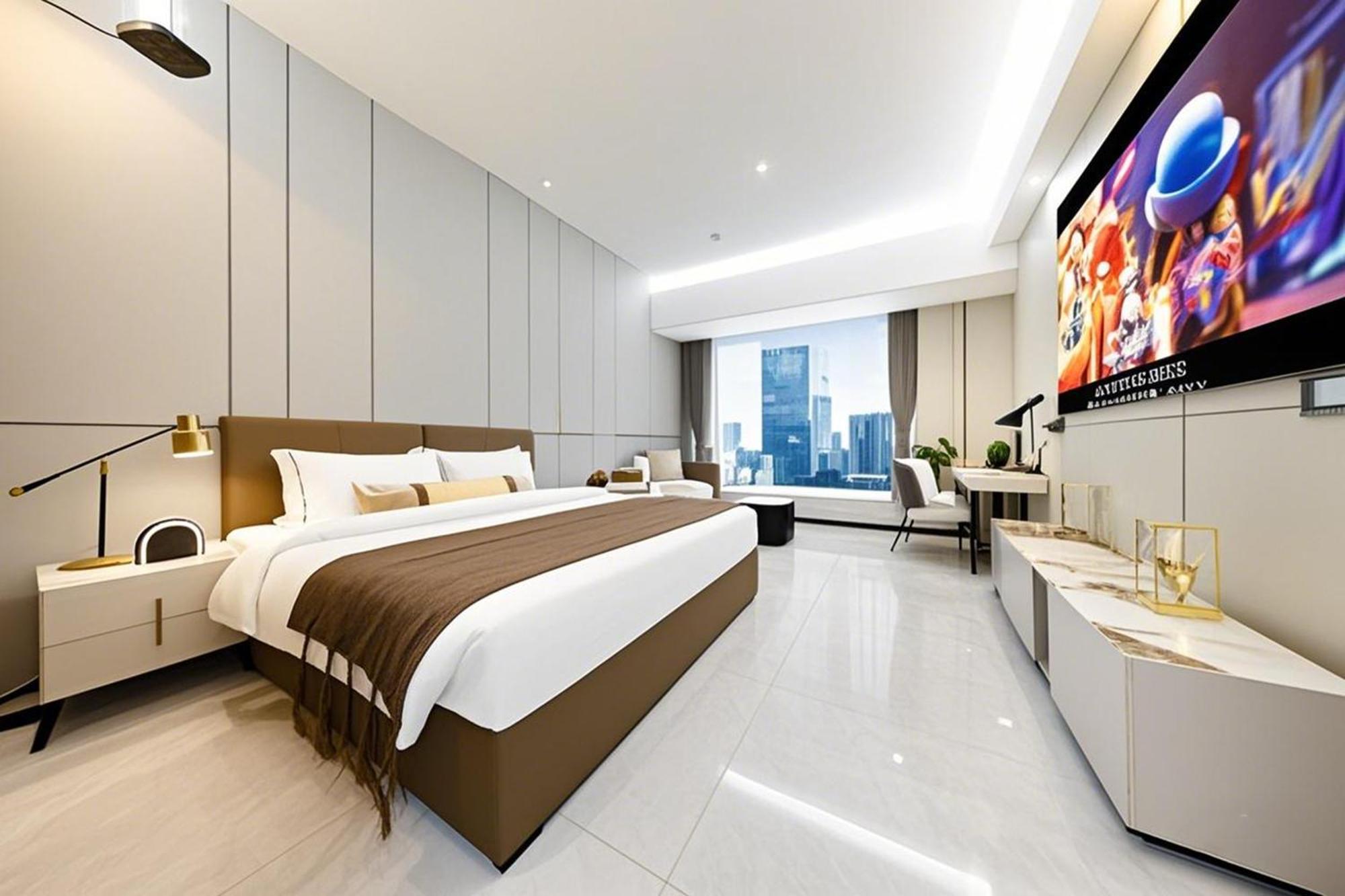 Yu Manju High-Floor Huge-Screen Audiovisual Hotel-Guangzhou Tower Zhujiang New Town Sports West Road Branch Экстерьер фото